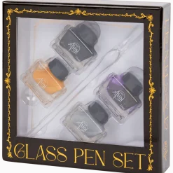 Luxe glazen pennenset