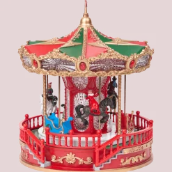 Magic Village kerstornament met muziek