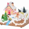 Magic Village kersttafereel met muziek