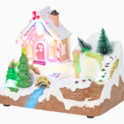 Magic Village kersttafereel met muziek