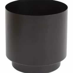 Metalen bloempot