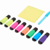 Mini-markers met memoblaadjes en pen
