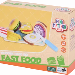 Mini Matters houten etenswaren