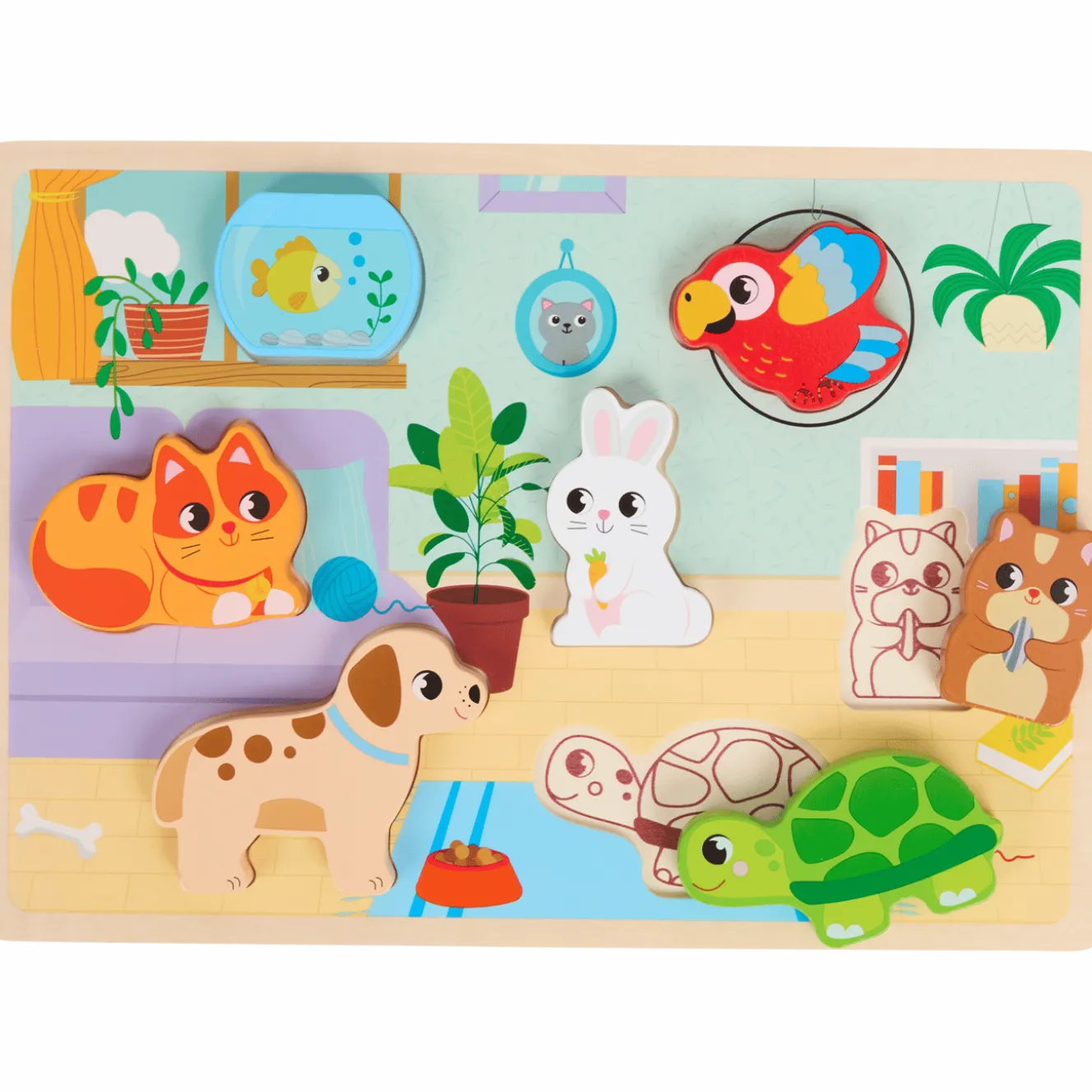Mini Matters houten puzzel