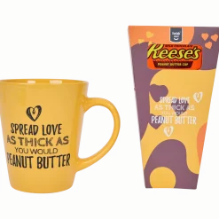 Mok met chocolade en cacao