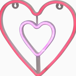 Neon wandlamp