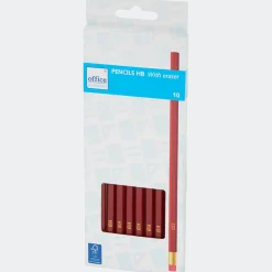 Office Essentials potloden met gum