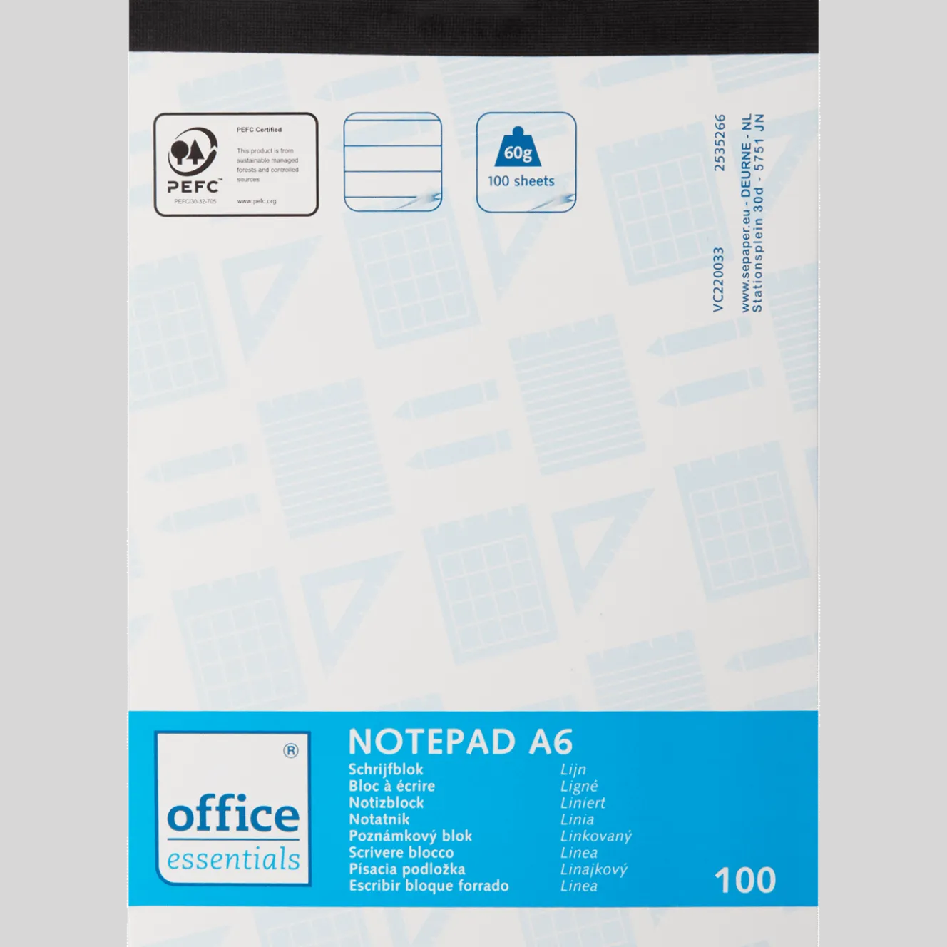Office Essentials schrijfblokken A6