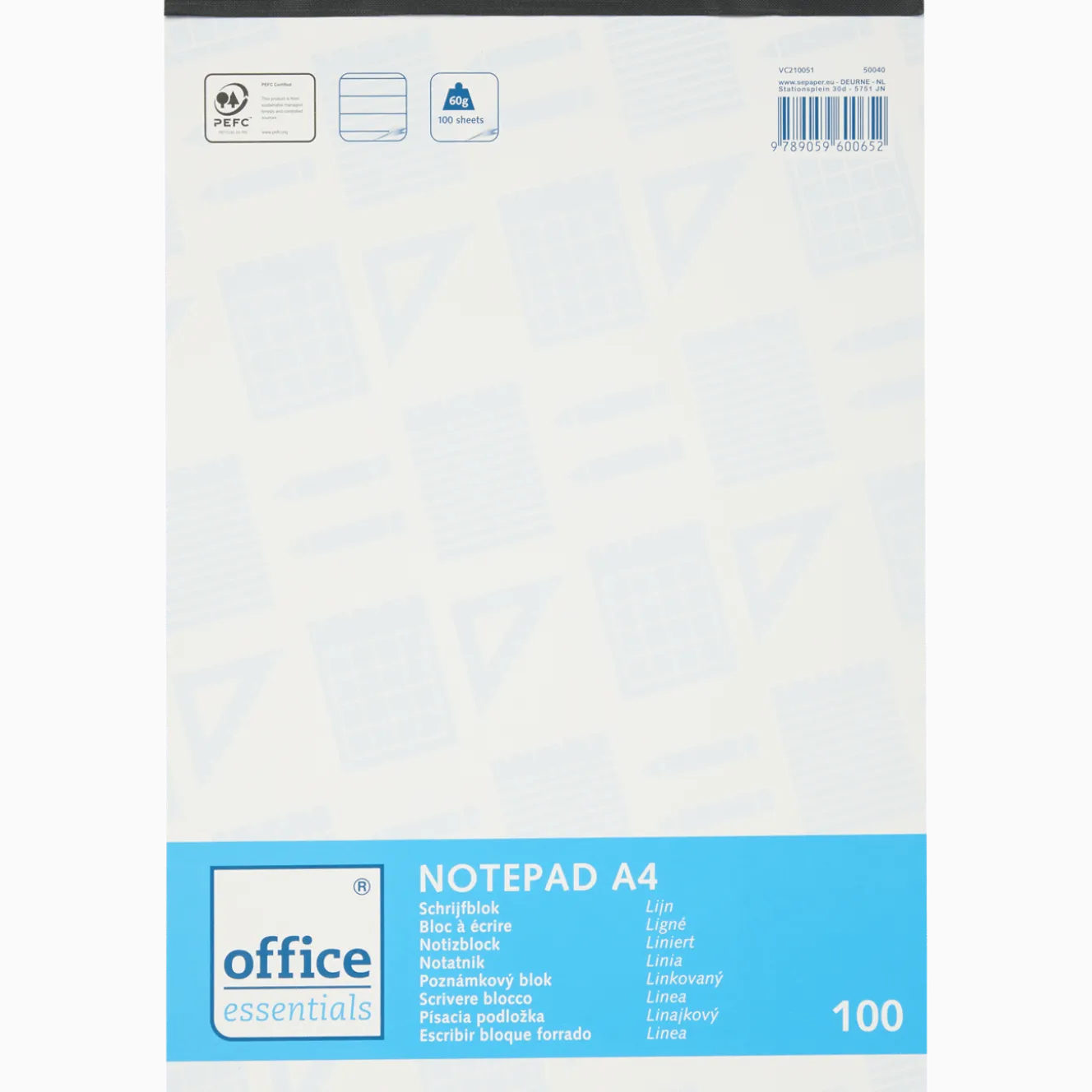 Office Essentials schrijfblok A4