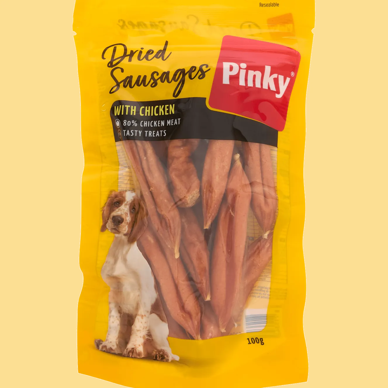 Pinky gedroogde worstjes