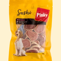 Pinky hondensnack Sushi Duck