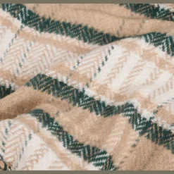 Plaid met franjes