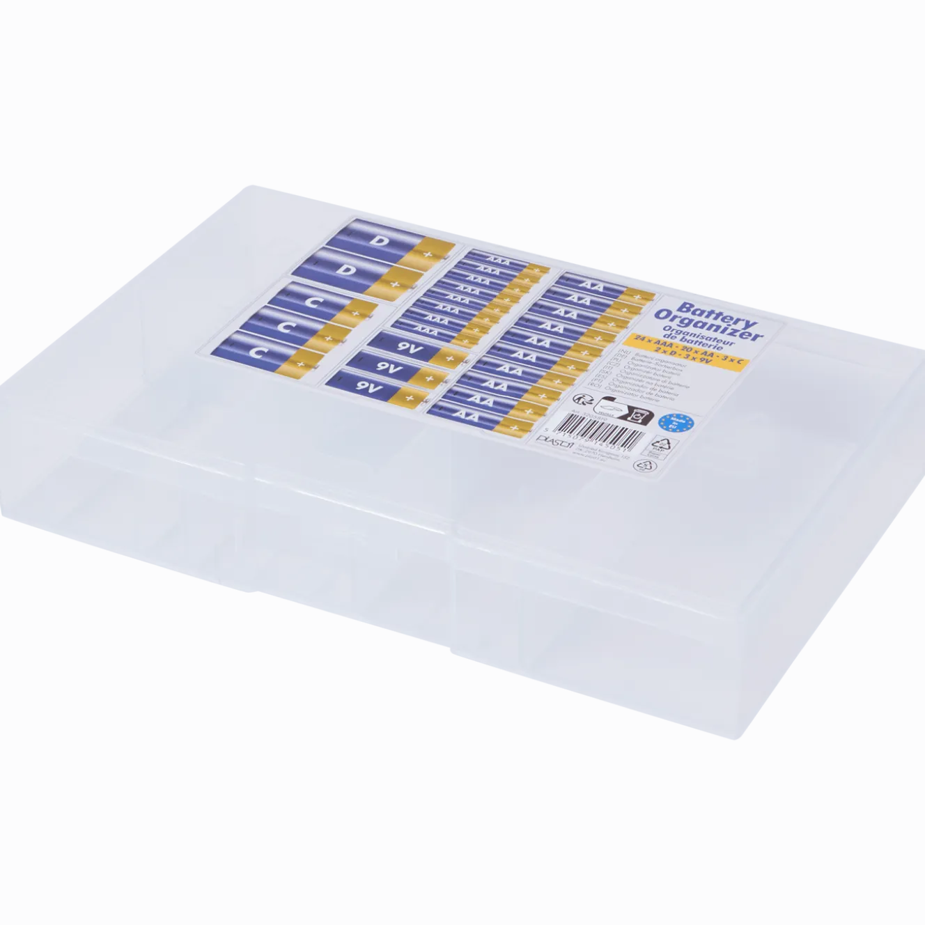Plast1 batterijen-opbergdoos