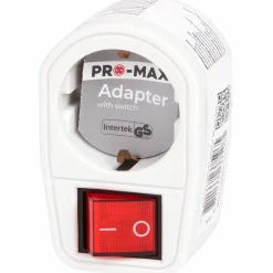 Pro-max stekker met schakelaar