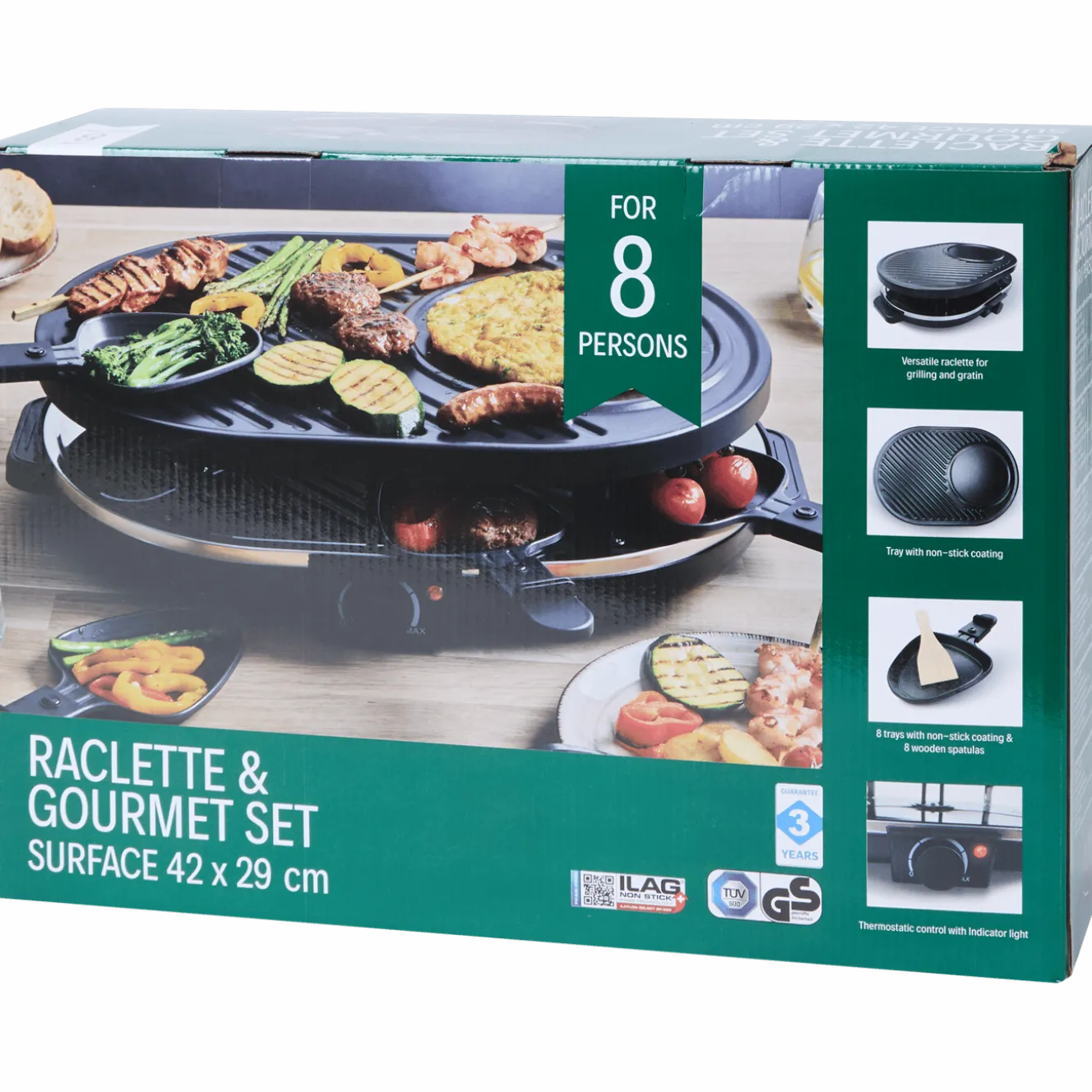 Raclette- en gourmetset