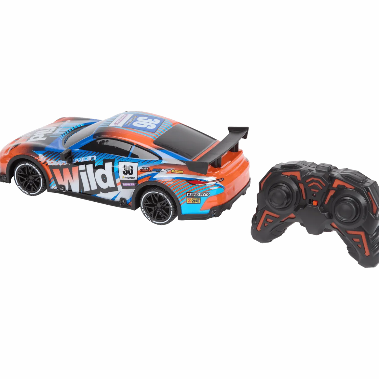 Radiografisch bestuurbare raceauto