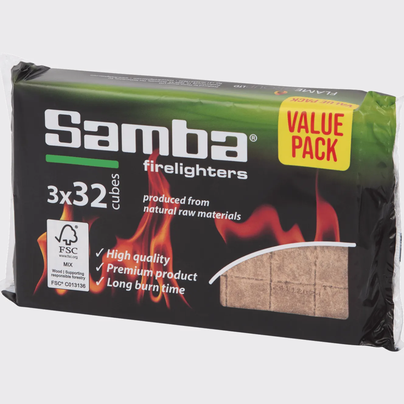 Samba aanmaakblokjes