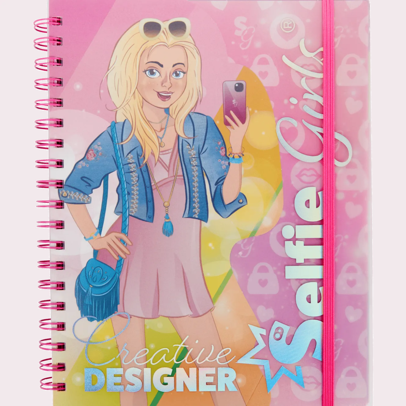 Selfie Girls Creative Designer kleurboek