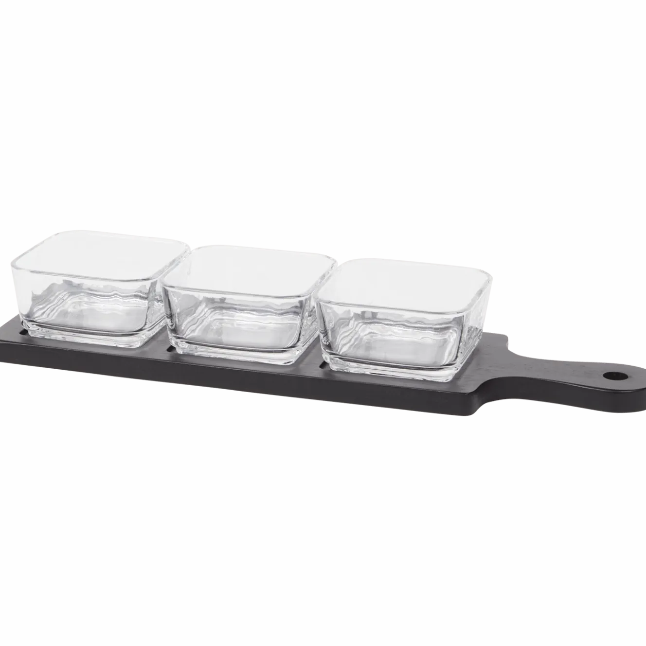 Serveerplank met schaaltjes