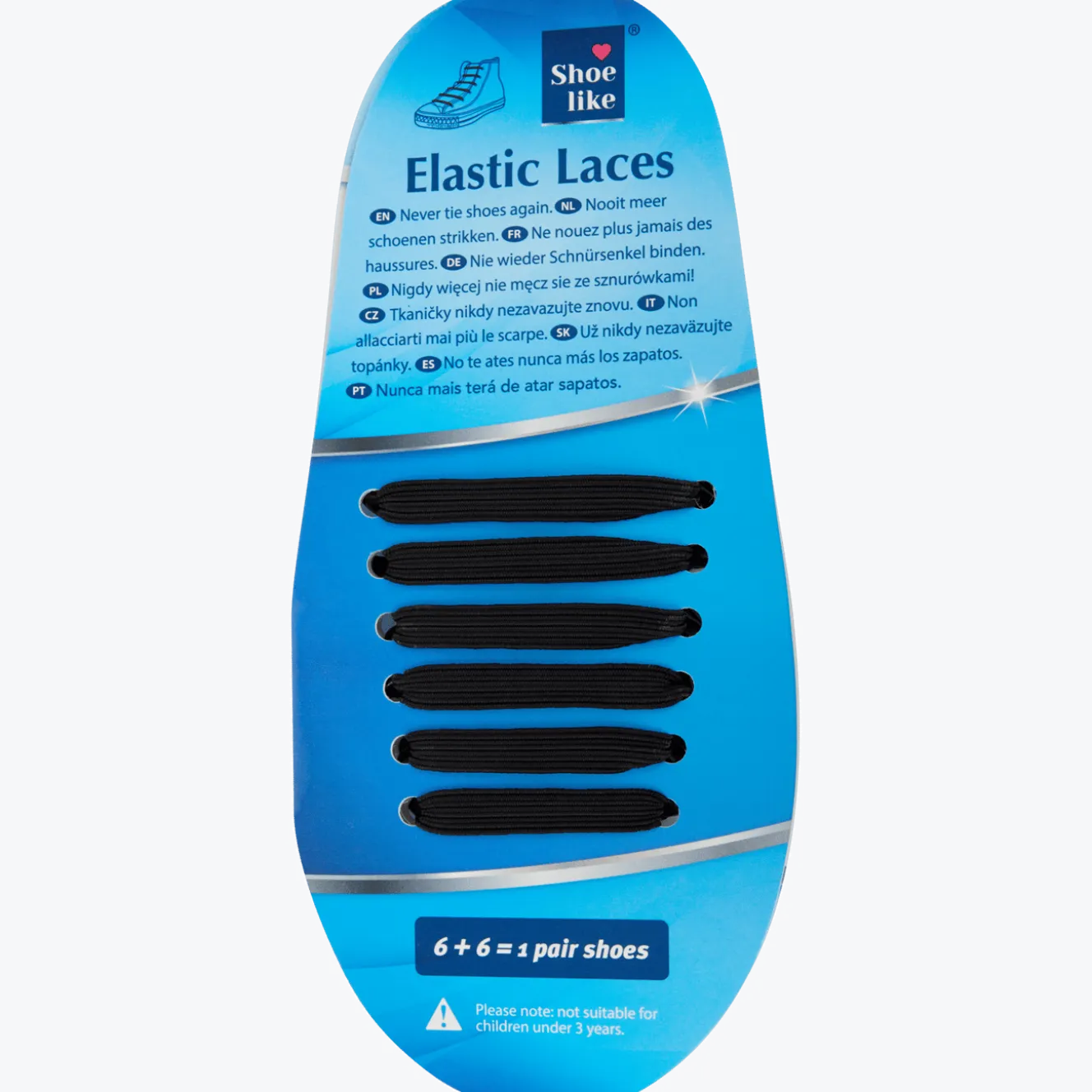 Shoe like elastische veters