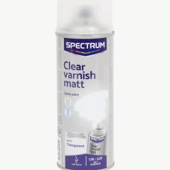 Spectrum blanke lak matte spuitverf transparant