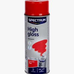 Spectrum hoogglans spuitverf rood