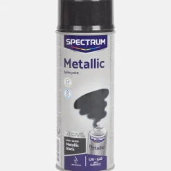 Spectrum metallic spuitverf zwart