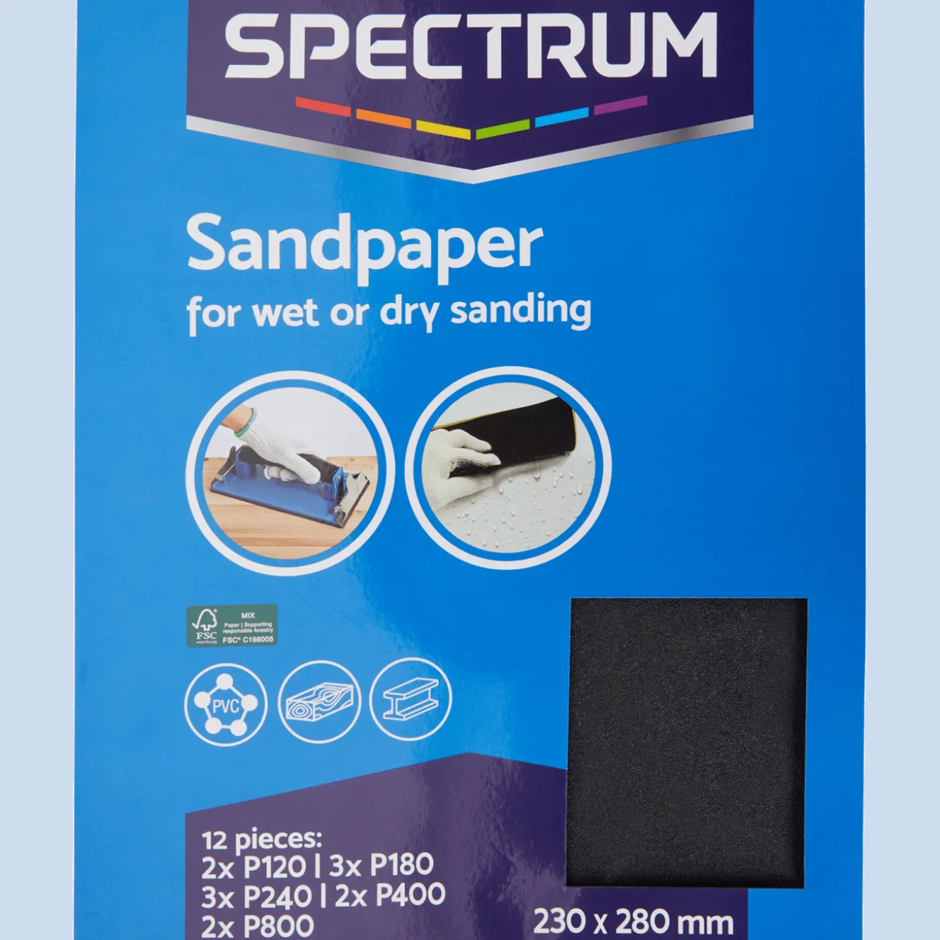 Spectrum schuurpapier