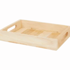 Teak dienblad