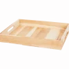 Teakhouten dienblad