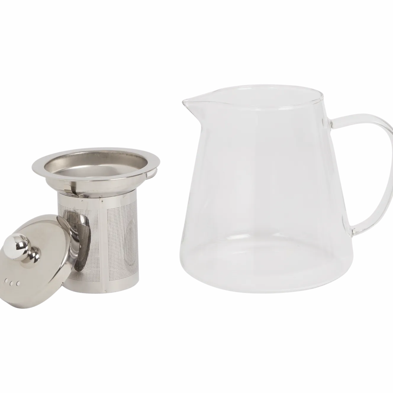 Theepot met filter