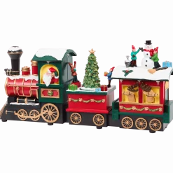 Trein kersttafereel