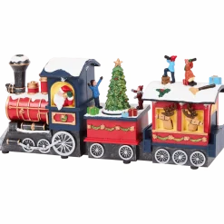 Trein kersttafereel