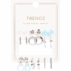 Trendz vergulde oorbellenset
