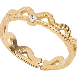 Vergulde ring