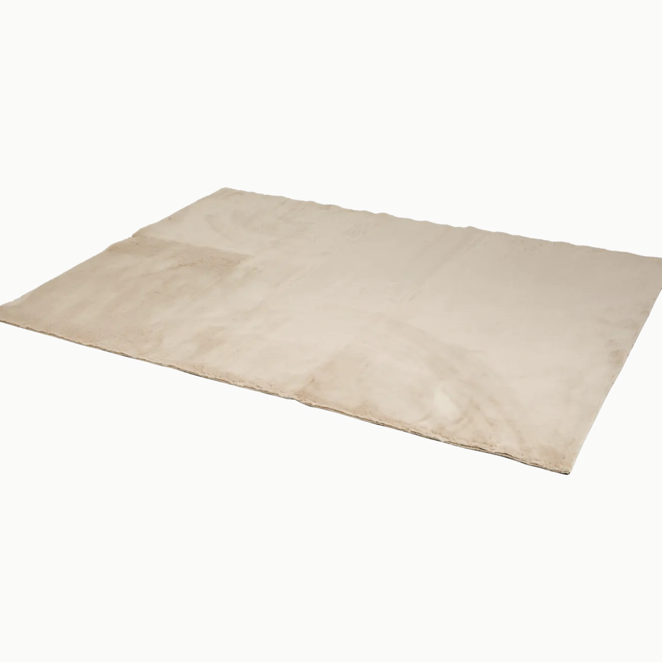 Vloerkleed van imitatiebont