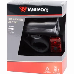 Walfort oplaadbare fietslampenset