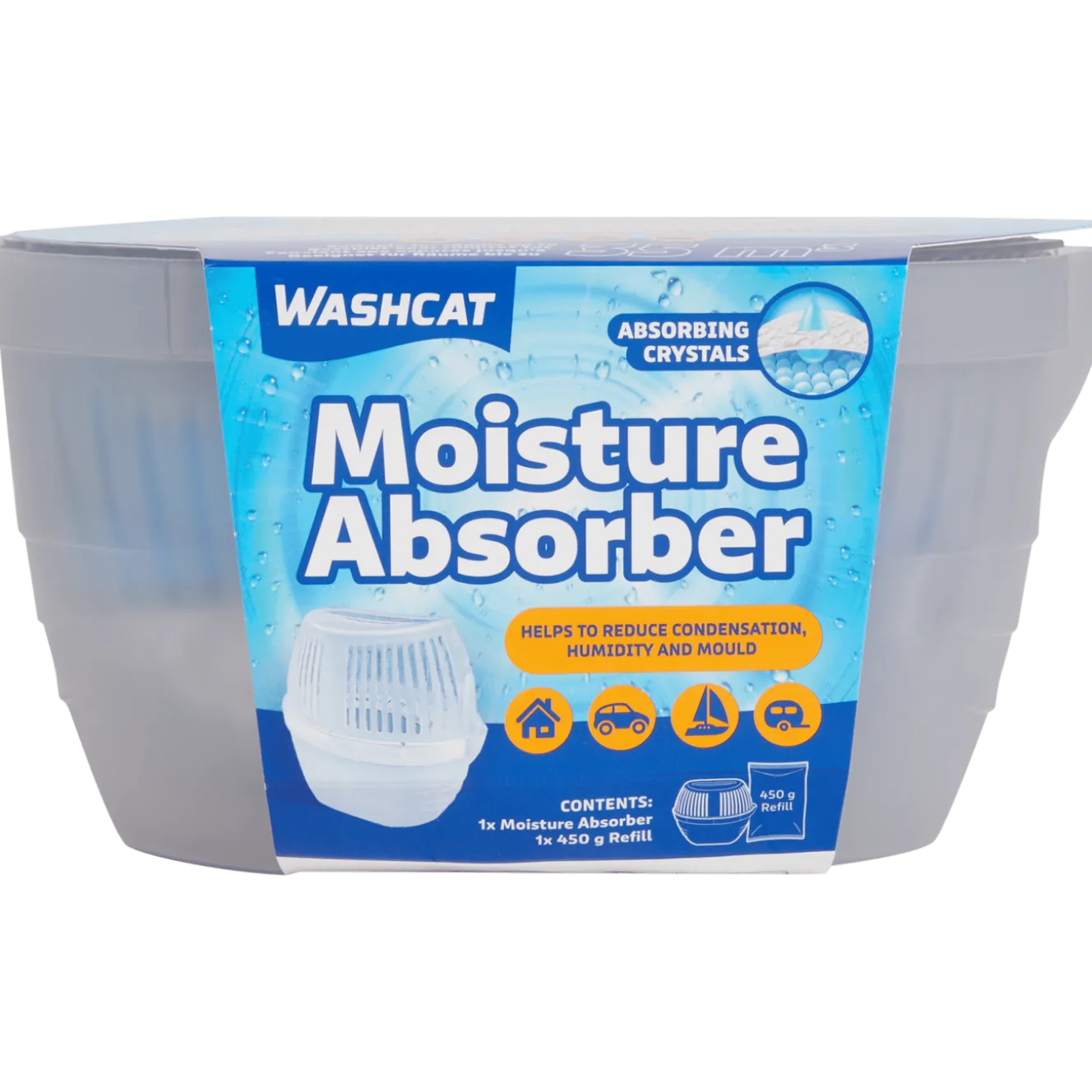 Washcat vochtvanger