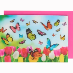 Wenskaart lenticulair met dieren