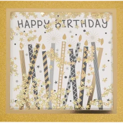 Wenskaart met confetti