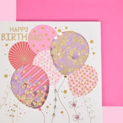 Wenskaart met confetti