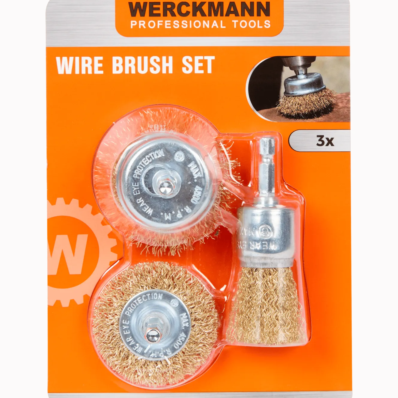 Werckmann draaiborstelset