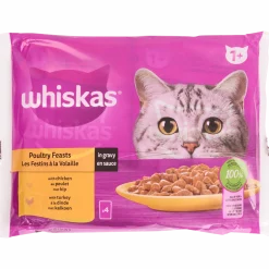 Whiskas maaltijdzakjes Gevogelte