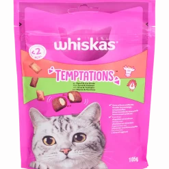 Whiskas Temptations kattensnoepjes rund en kalkoen